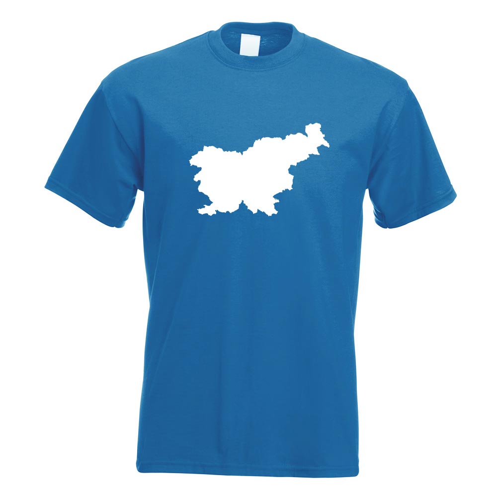 Slowenien Umriss Kontur T-Shirt Motiv bedruckt Funshirt Design Print - Picture 17 of 19