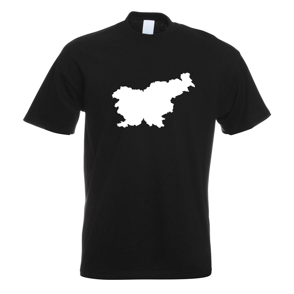 Slowenien Umriss Kontur T-Shirt Motiv bedruckt Funshirt Design Print - Picture 18 of 19