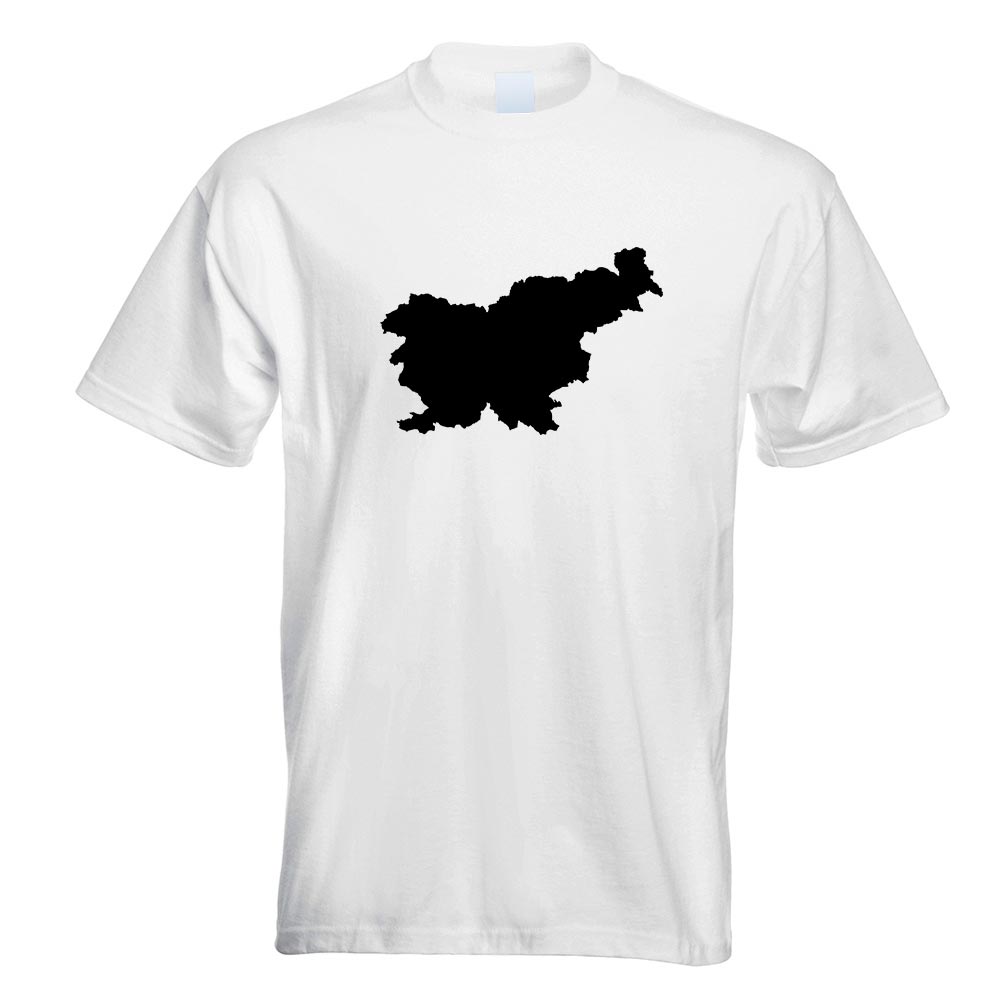 Slowenien Umriss Kontur T-Shirt Motiv bedruckt Funshirt Design Print - Picture 19 of 19