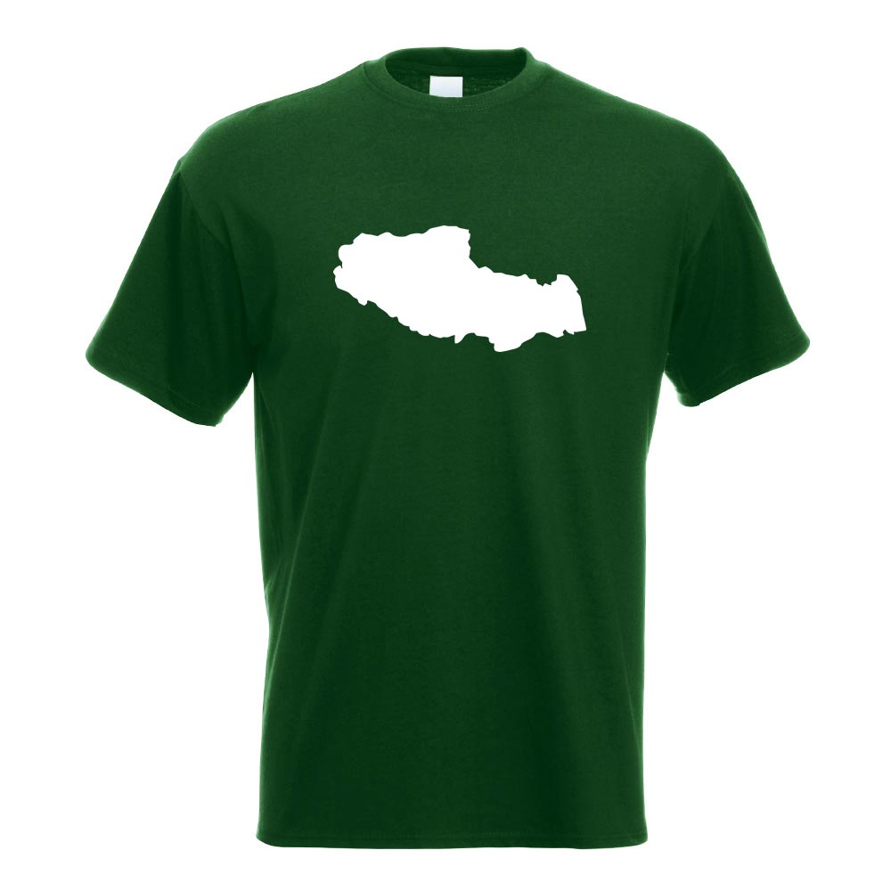 Tibet - Himalaya Umriss T-Shirt Motiv bedruckt Funshirt Design Print - Picture 7 of 19