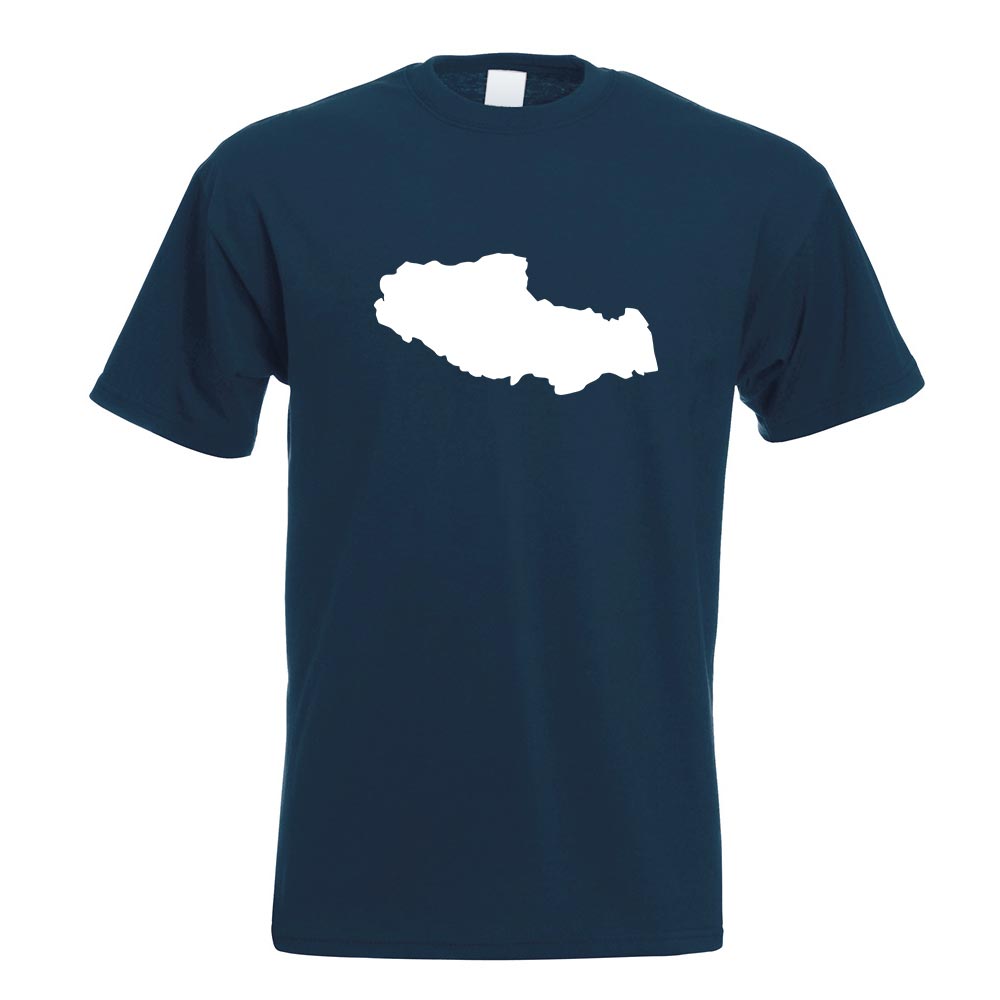 Tibet - Himalaya Umriss T-Shirt Motiv bedruckt Funshirt Design Print - Picture 13 of 19