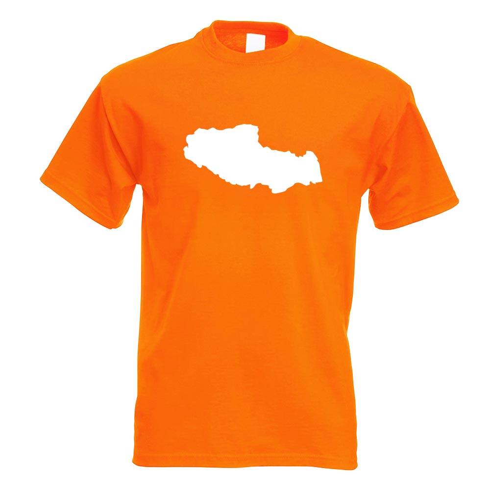 Tibet - Himalaya Umriss T-Shirt Motiv bedruckt Funshirt Design Print - Picture 15 of 19