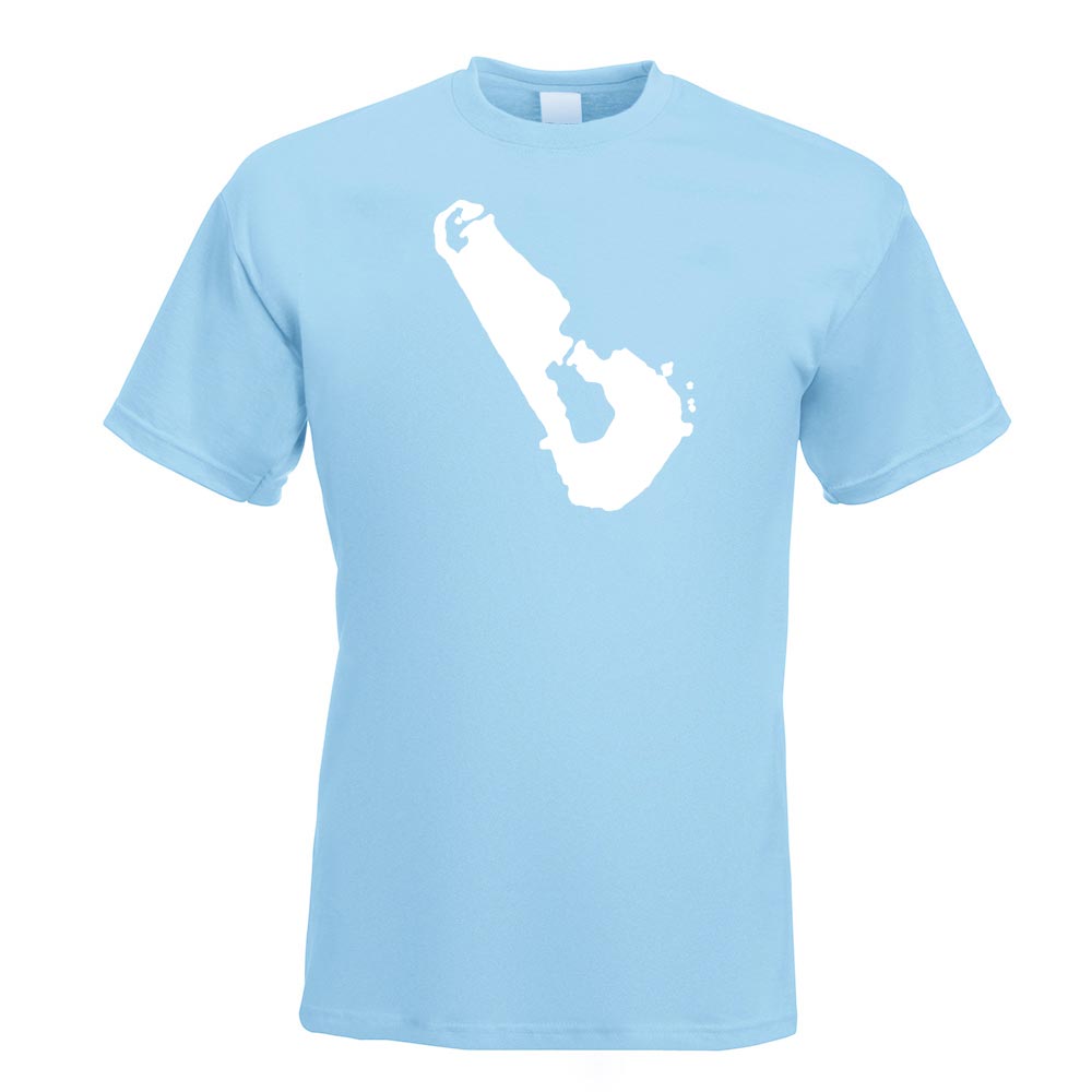 Tuvalu Umriss Kontur T-Shirt Motiv bedruckt Funshirt Design Print - Bild 11 von 19