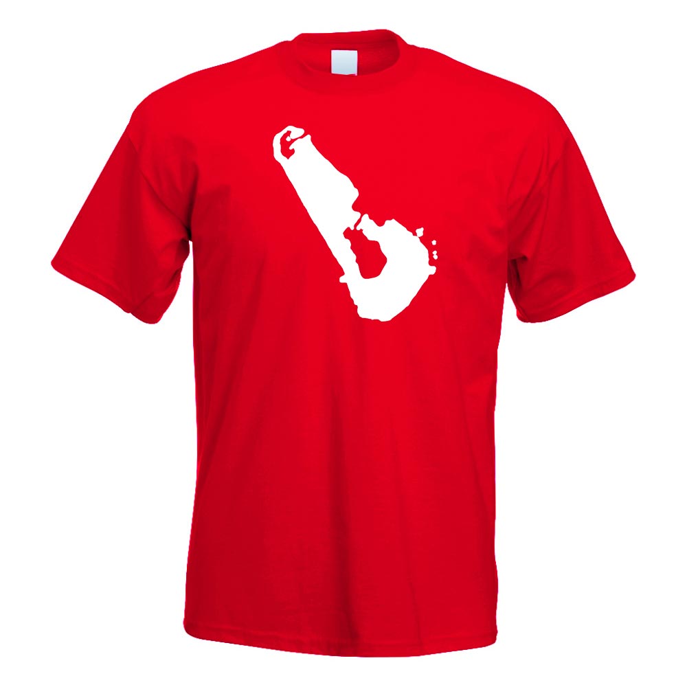 Tuvalu Umriss Kontur T-Shirt Motiv bedruckt Funshirt Design Print - Bild 16 von 19