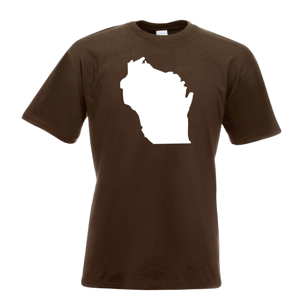 USA - Bundesstaat - Wisconsin T-Shirt Motiv bedruckt Funshirt Design Print - Bild 6 von 19