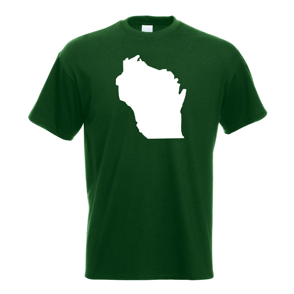 USA - Bundesstaat - Wisconsin T-Shirt Motiv bedruckt Funshirt Design Print - Bild 7 von 19