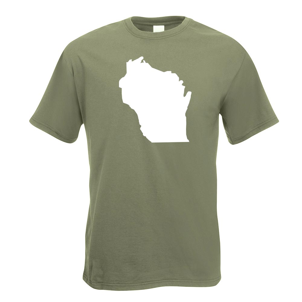 USA - Bundesstaat - Wisconsin T-Shirt Motiv bedruckt Funshirt Design Print - Bild 14 von 19