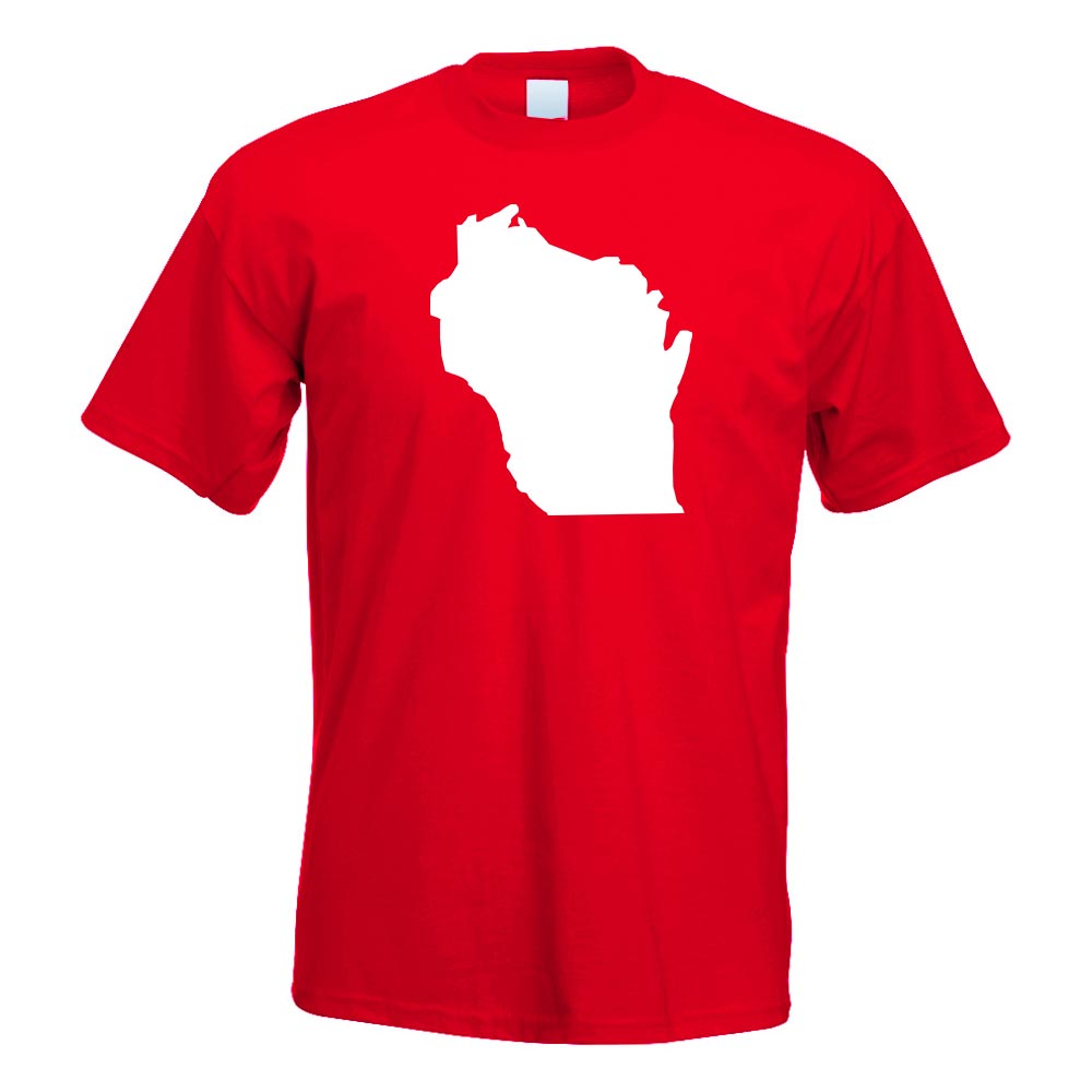USA - Bundesstaat - Wisconsin T-Shirt Motiv bedruckt Funshirt Design Print - Bild 16 von 19