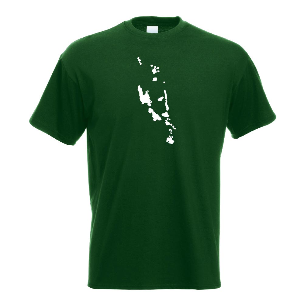 Vanuatu Umriss Kontur T-Shirt Motiv bedruckt Funshirt Design Print - Picture 7 of 19