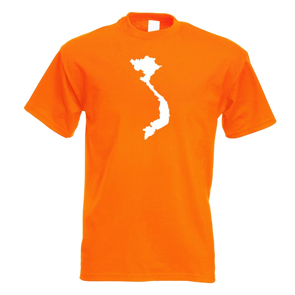 T-Shirt Vietnam Contour Imprimé Design Funshirt - Picture 15 of 19