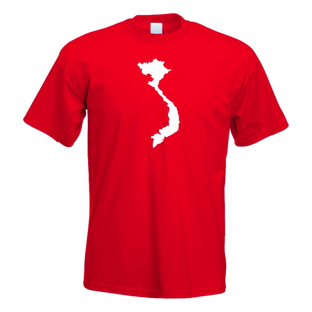 T-Shirt Vietnam Contour Imprimé Design Funshirt - Picture 16 of 19