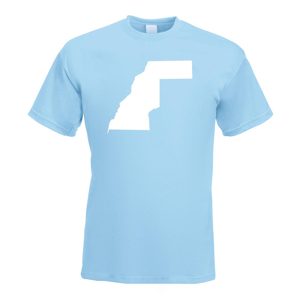 Westsahara Umriss Kontur T-Shirt Motiv bedruckt Funshirt Design Print - Picture 11 of 19