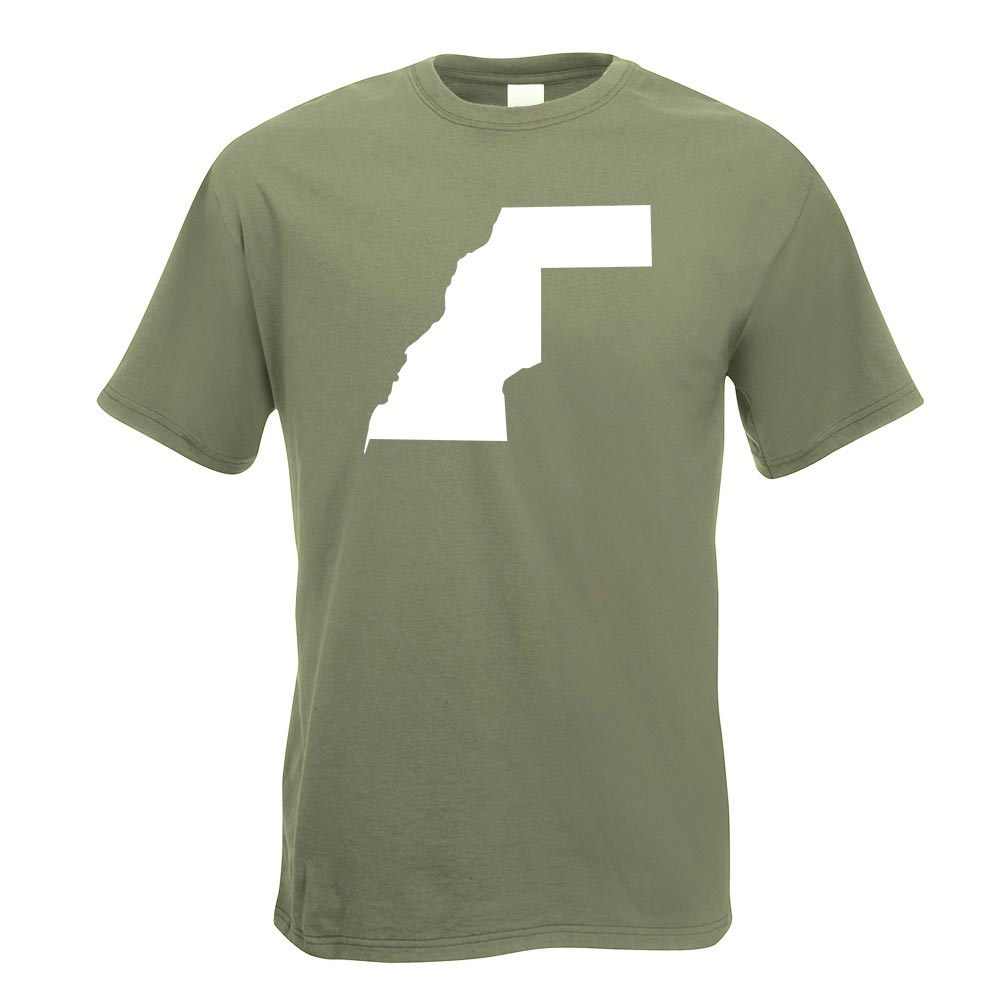 Westsahara Umriss Kontur T-Shirt Motiv bedruckt Funshirt Design Print - Picture 14 of 19