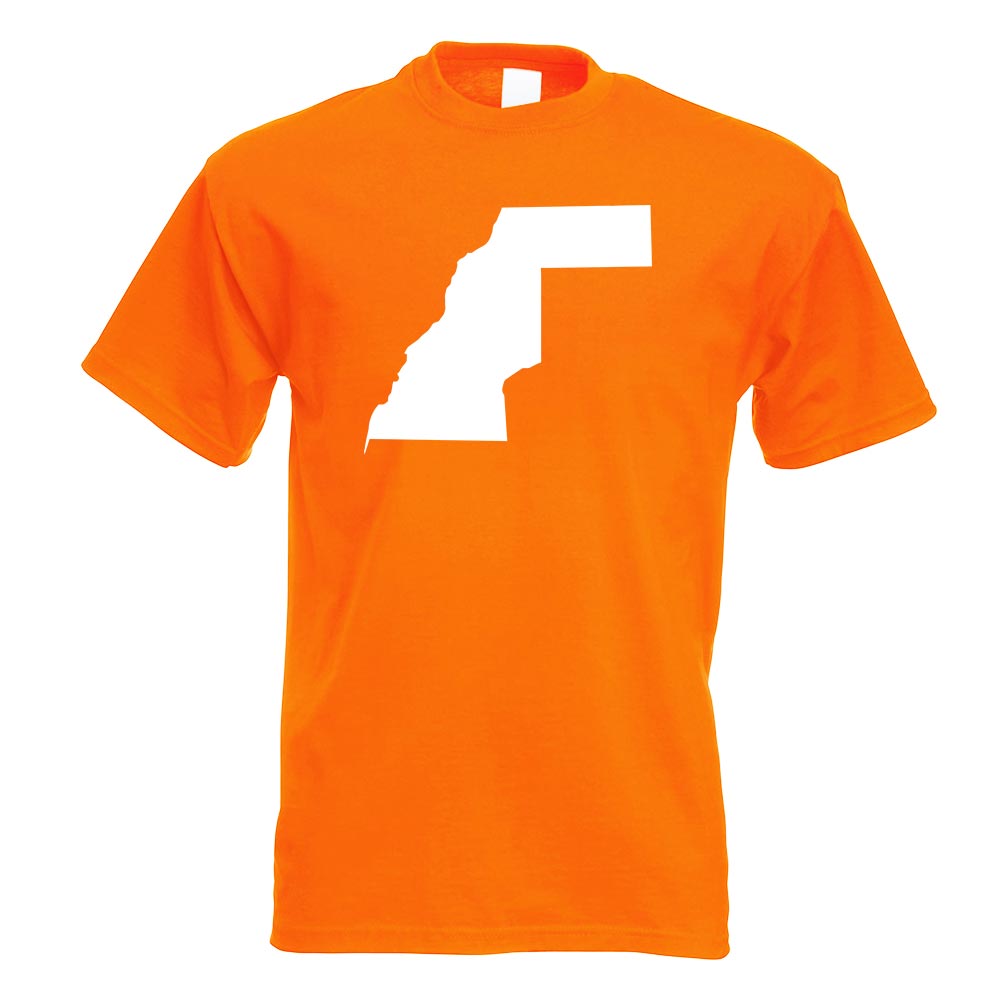 Westsahara Umriss Kontur T-Shirt Motiv bedruckt Funshirt Design Print - Picture 15 of 19