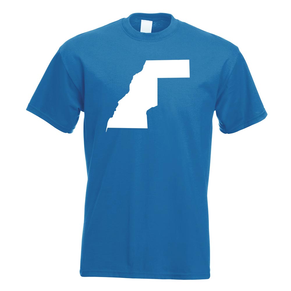 Westsahara Umriss Kontur T-Shirt Motiv bedruckt Funshirt Design Print - Picture 17 of 19