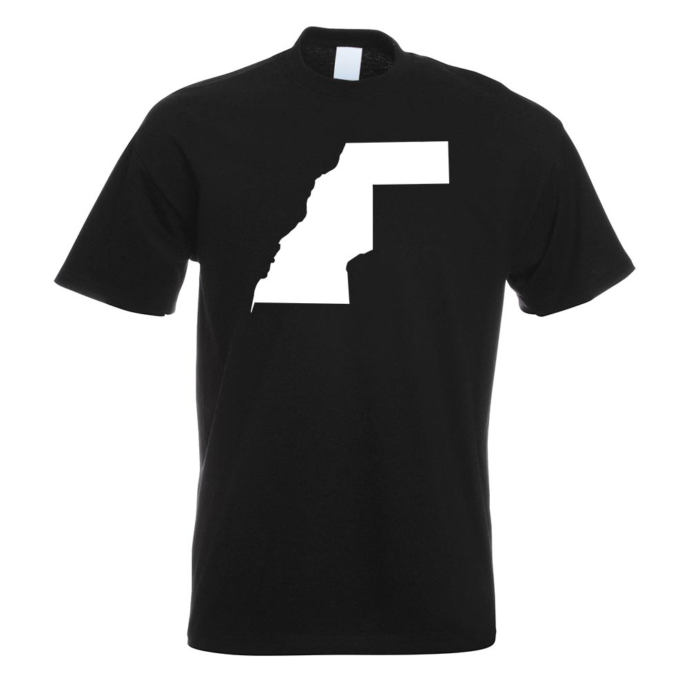 Westsahara Umriss Kontur T-Shirt Motiv bedruckt Funshirt Design Print - Picture 18 of 19