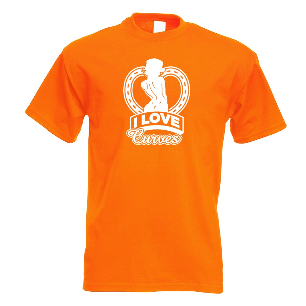 I Love Curves - sexy Kurven T-Shirt Motiv bedruckt Funshirt Design Print - Picture 15 of 19