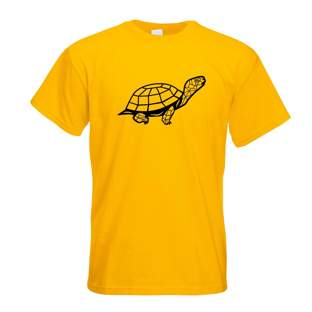 Polygon Schildkröte Figur Tier Art T-Shirt Motiv bedruckt Funshirt Design Print - Picture 8 of 19