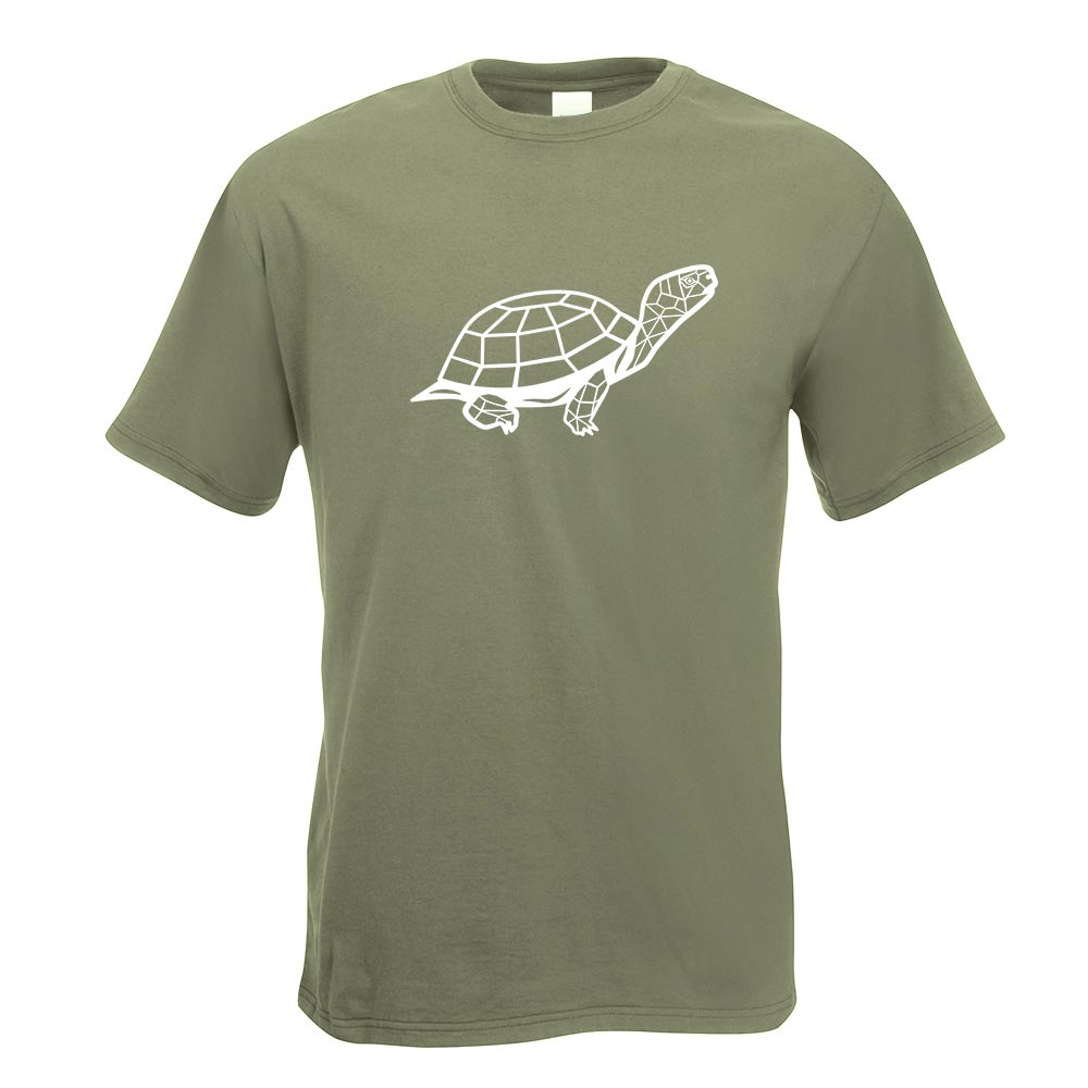 Polygon Schildkröte Figur Tier Art T-Shirt Motiv bedruckt Funshirt Design Print - Picture 14 of 19