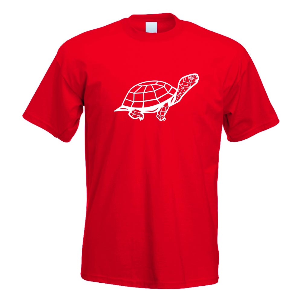 Polygon Schildkröte Figur Tier Art T-Shirt Motiv bedruckt Funshirt Design Print - Picture 16 of 19