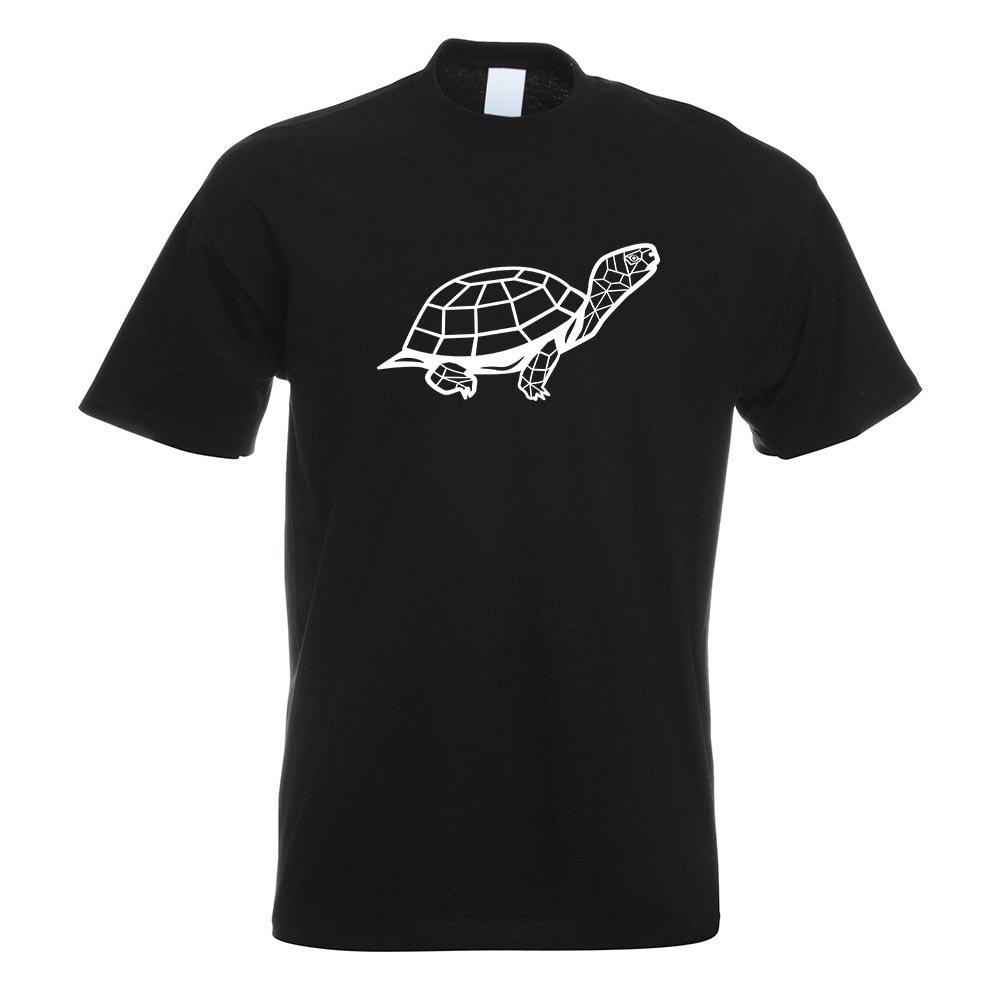 Polygon Schildkröte Figur Tier Art T-Shirt Motiv bedruckt Funshirt Design Print - Picture 18 of 19