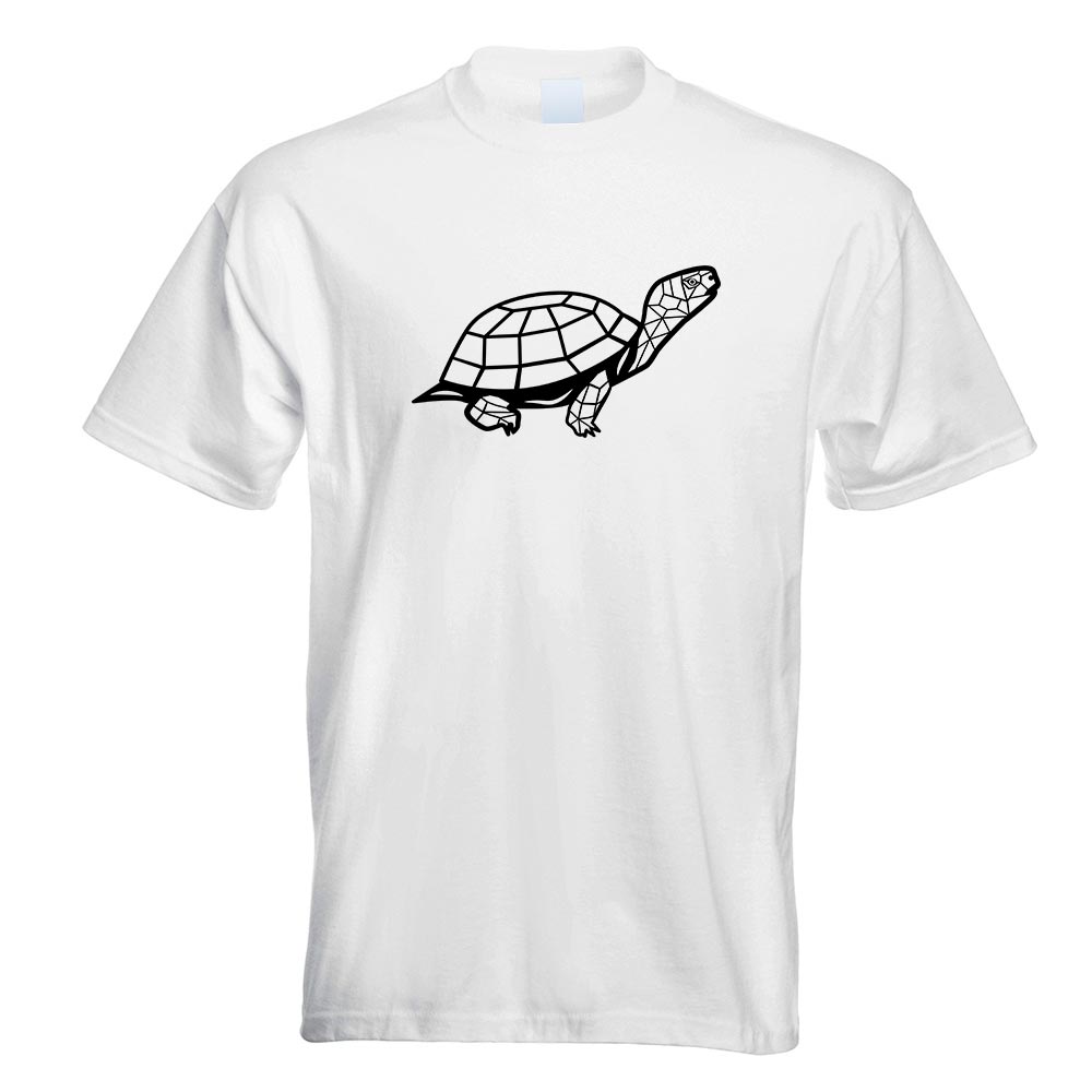 Polygon Schildkröte Figur Tier Art T-Shirt Motiv bedruckt Funshirt Design Print - Picture 19 of 19