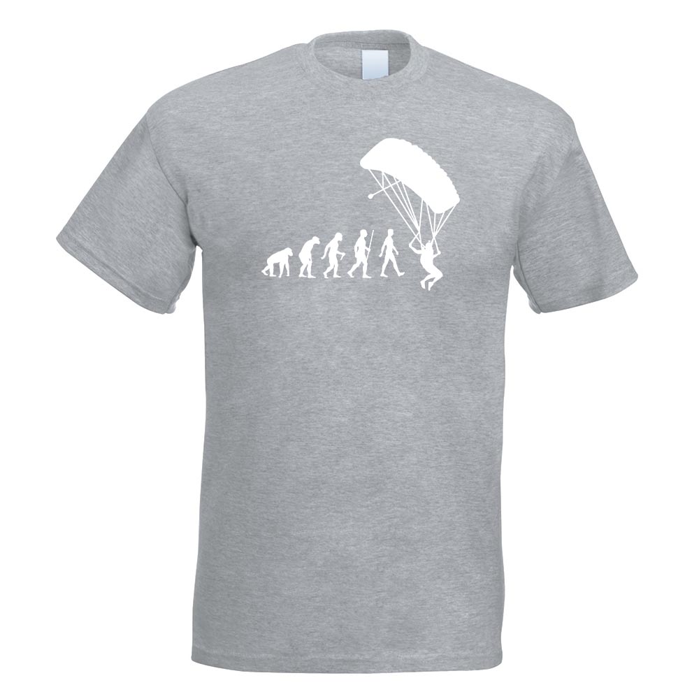 Gleitschirmfliegen Evolution T-Shirt Motiv bedruckt Funshirt Design Print - Picture 10 of 19