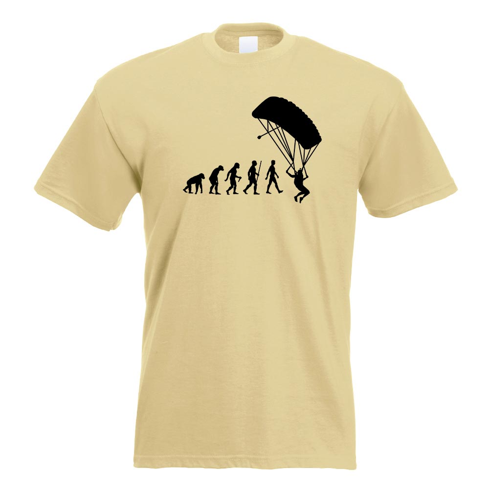 Gleitschirmfliegen Evolution T-Shirt Motiv bedruckt Funshirt Design Print - Picture 12 of 19