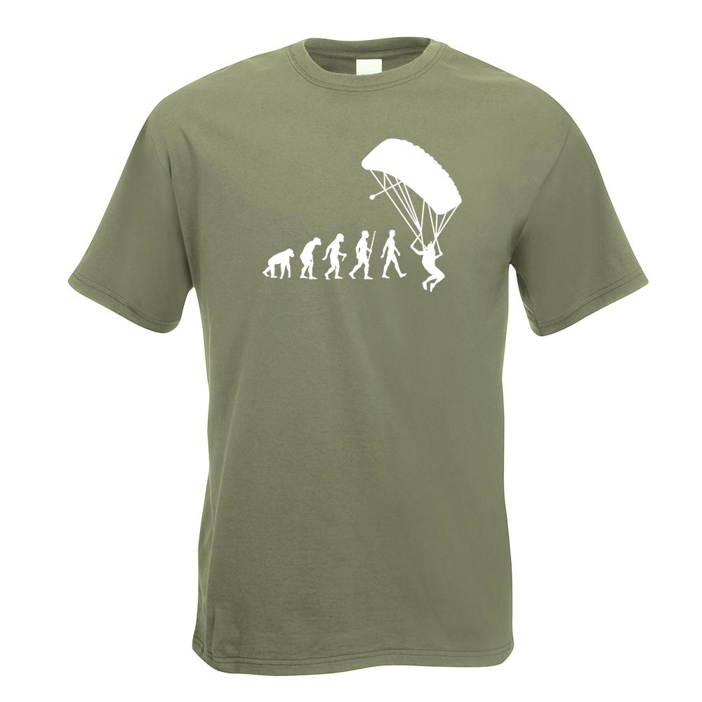 Gleitschirmfliegen Evolution T-Shirt Motiv bedruckt Funshirt Design Print - Picture 14 of 19