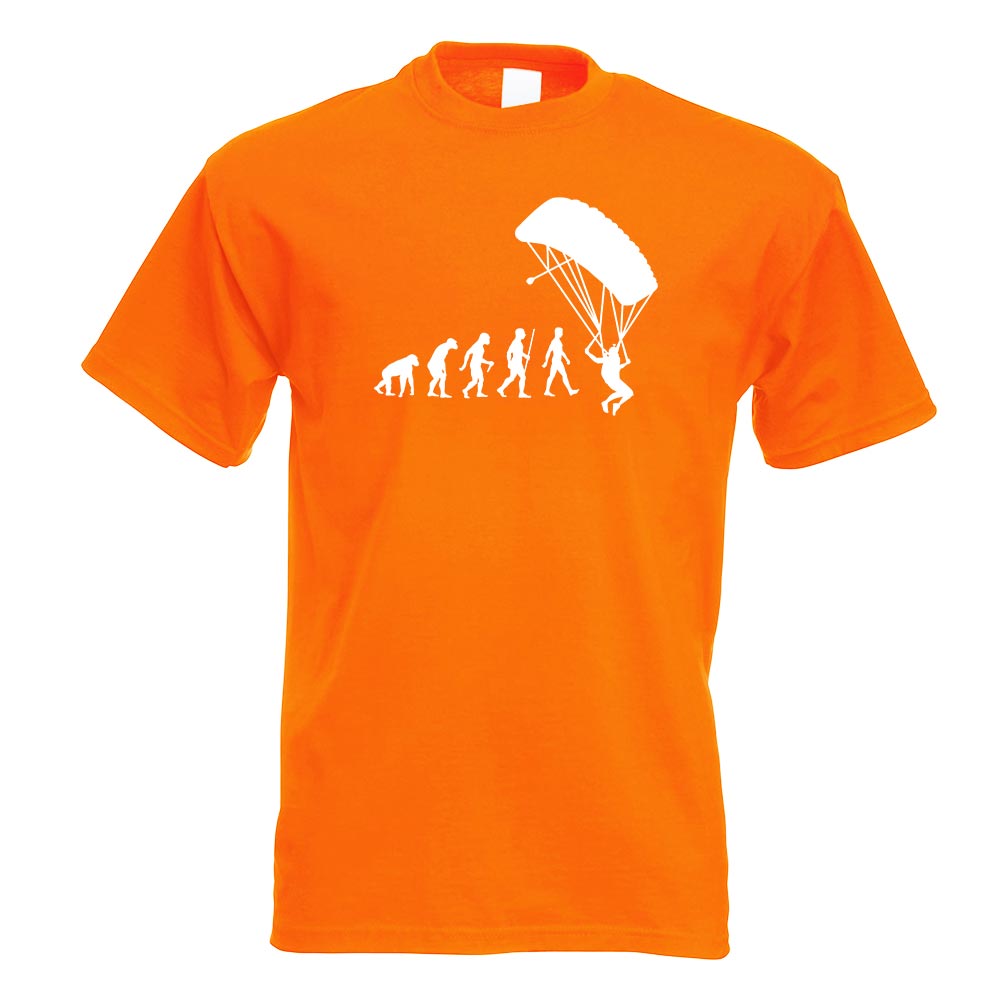 Gleitschirmfliegen Evolution T-Shirt Motiv bedruckt Funshirt Design Print - Picture 15 of 19