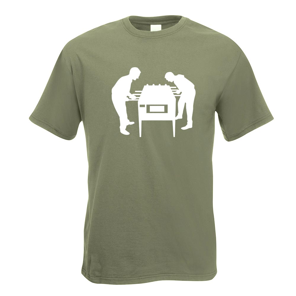 Kicker Tischfußball Spieler T-Shirt Motiv bedruckt Funshirt Design Print - Bild 14 von 19