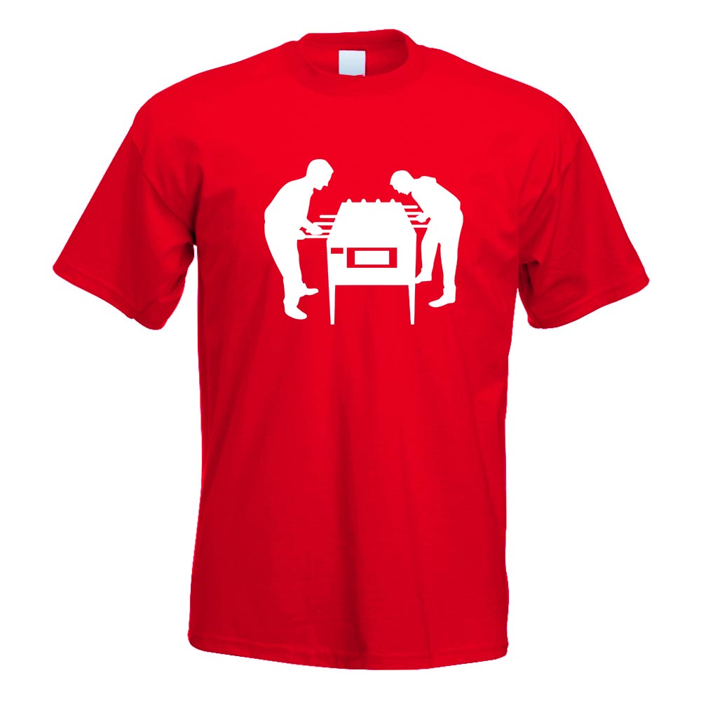 Kicker Tischfußball Spieler T-Shirt Motiv bedruckt Funshirt Design Print - Bild 16 von 19