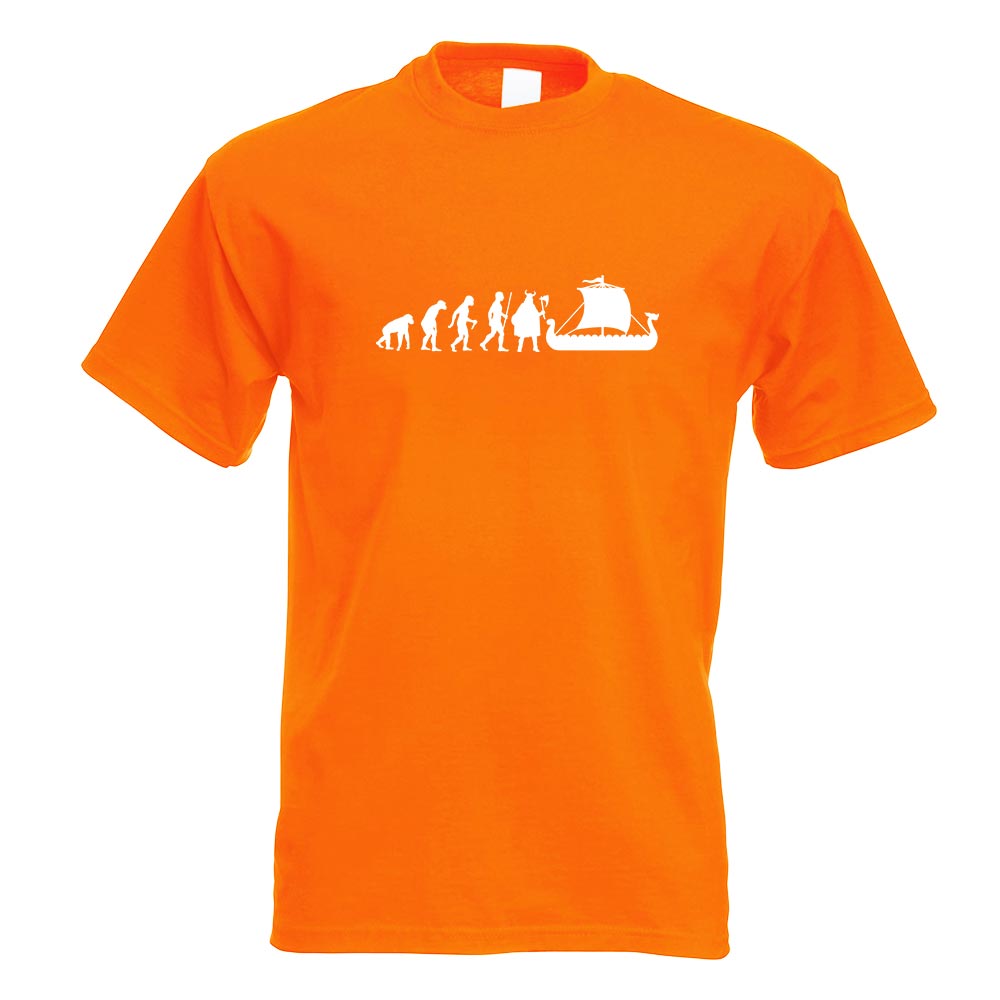 Wikinger Schiff Evolution T-Shirt Motiv bedruckt Funshirt Design Print - Picture 15 of 19