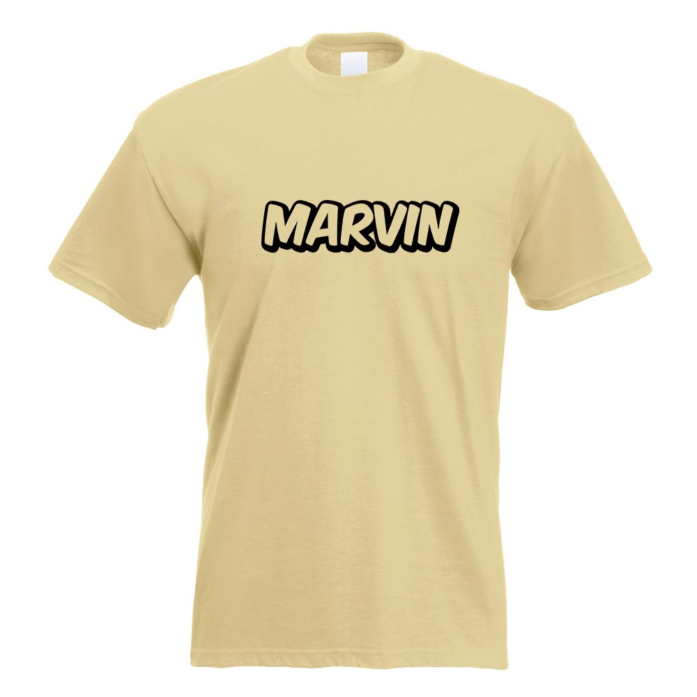 Marvin Vorname Jungen T-Shirt Motiv bedruckt Funshirt Design Print - Picture 12 of 19