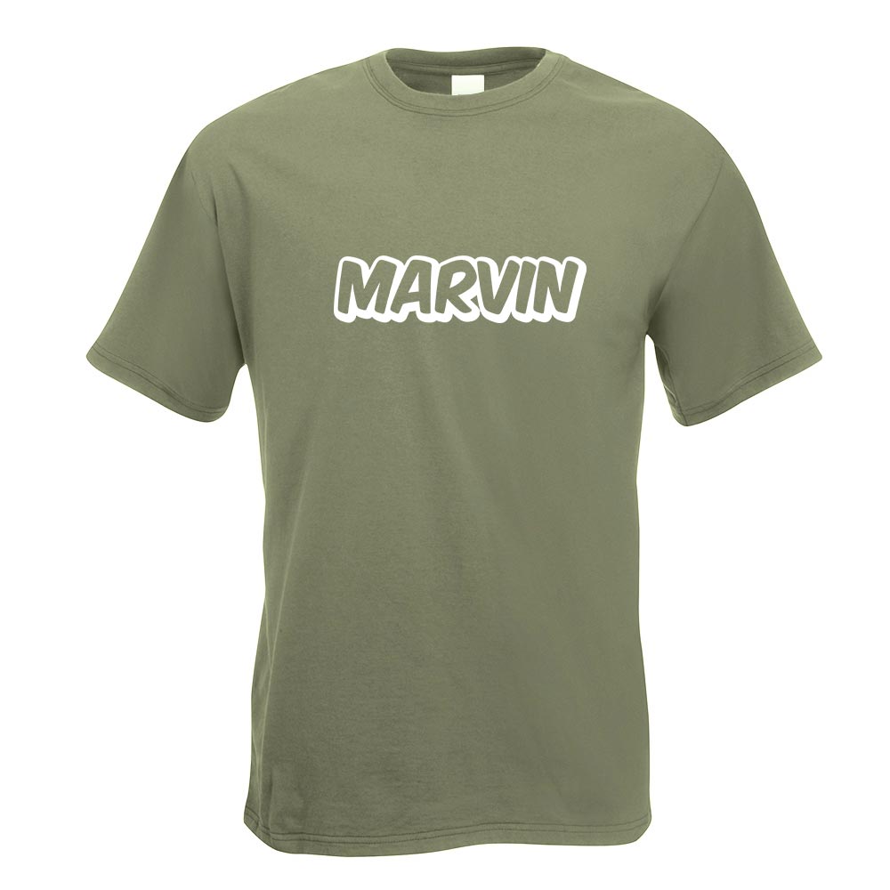 Marvin Vorname Jungen T-Shirt Motiv bedruckt Funshirt Design Print - Picture 14 of 19