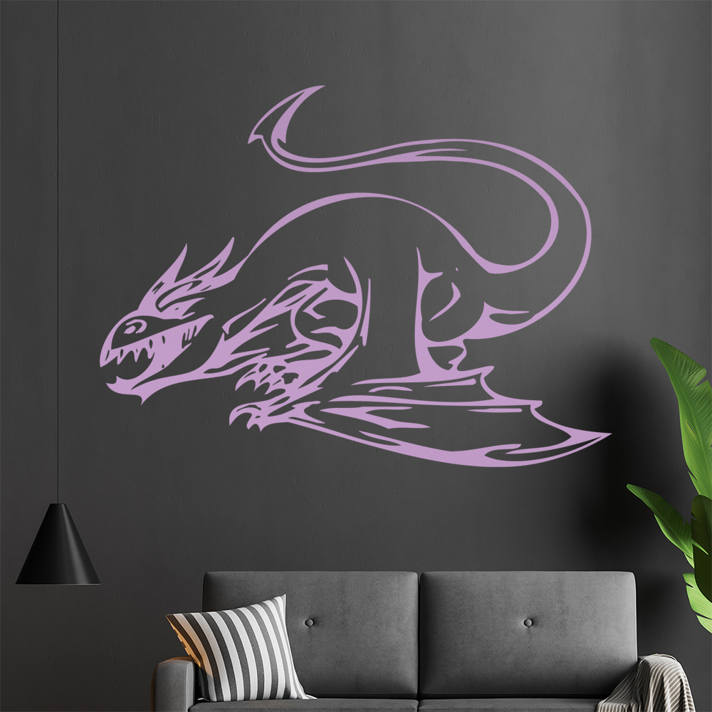 Drachen Angriff Wandtattoo Wohnzimmer Wandaufkleber 0013 - Picture 55 of 204