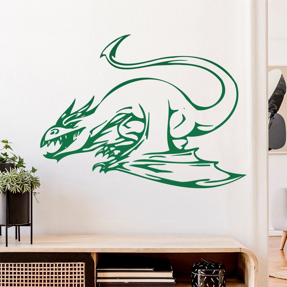 Drachen Angriff Wandtattoo Wohnzimmer Wandaufkleber 0013 - Picture 109 of 204
