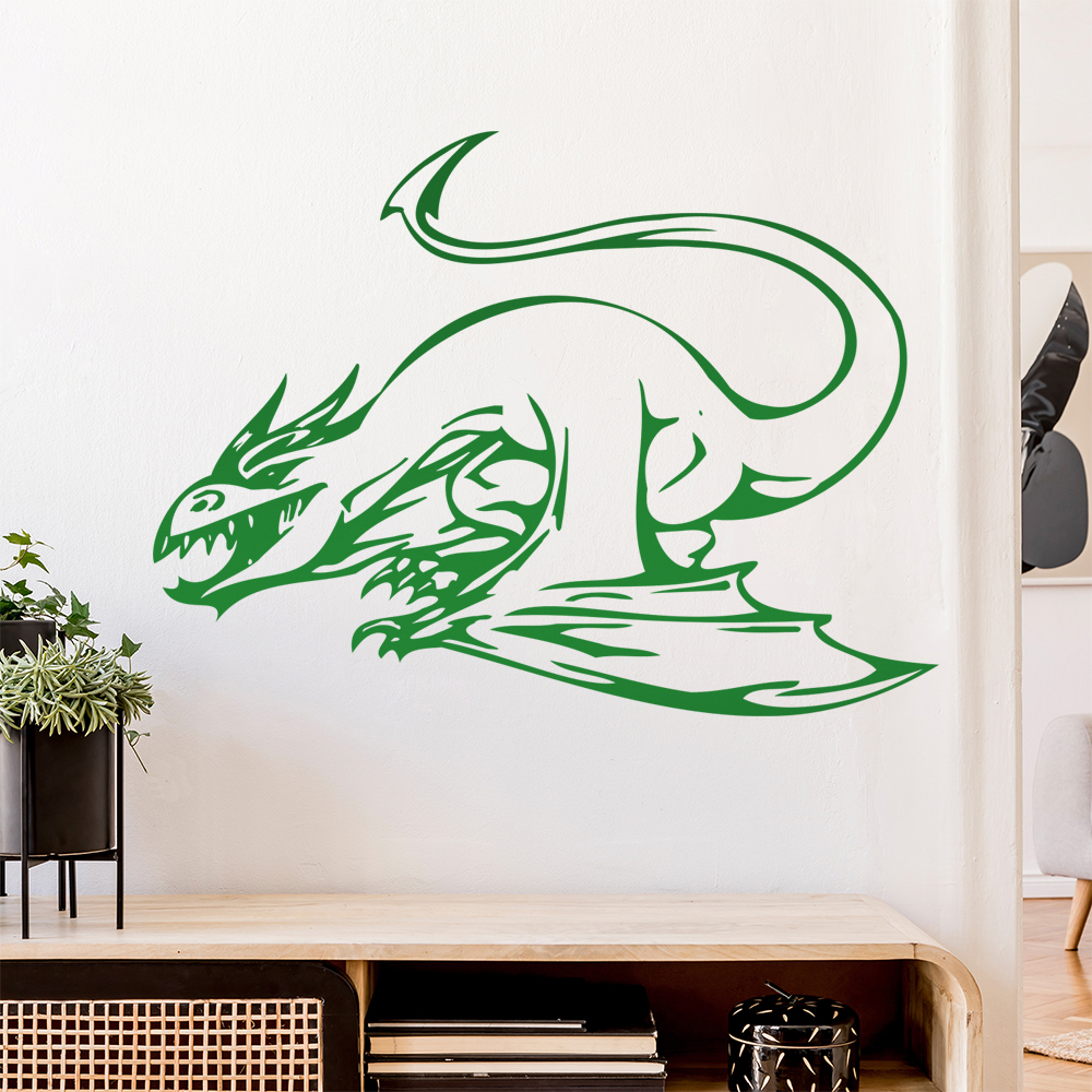 Drachen Angriff Wandtattoo Wohnzimmer Wandaufkleber 0013 - Picture 115 of 204