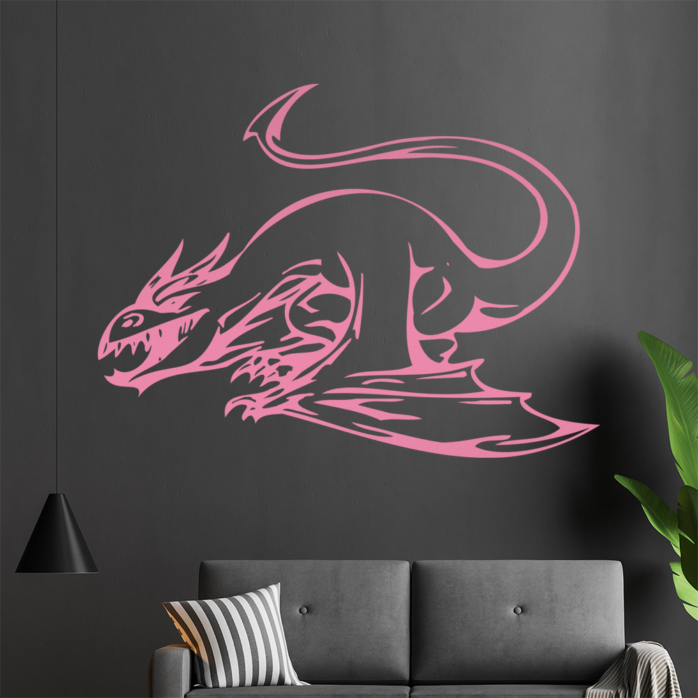 Drachen Angriff Wandtattoo Wohnzimmer Wandaufkleber 0013 - Picture 67 of 204