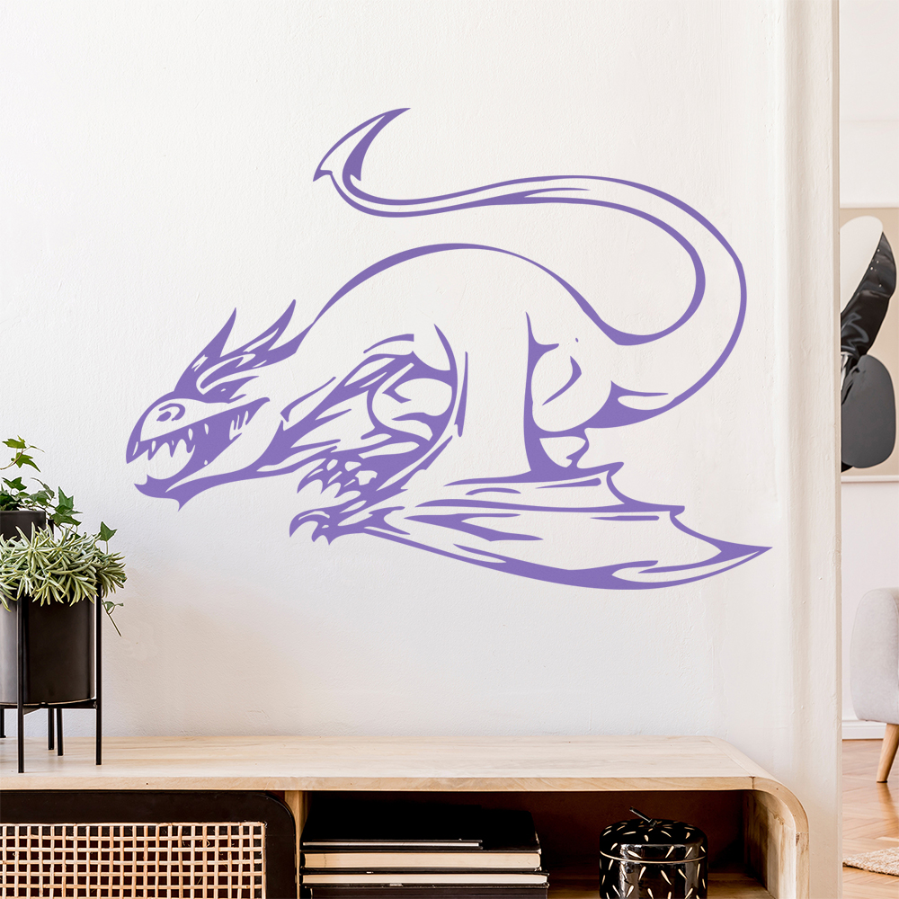 Drachen Angriff Wandtattoo Wohnzimmer Wandaufkleber 0013 - Picture 61 of 204
