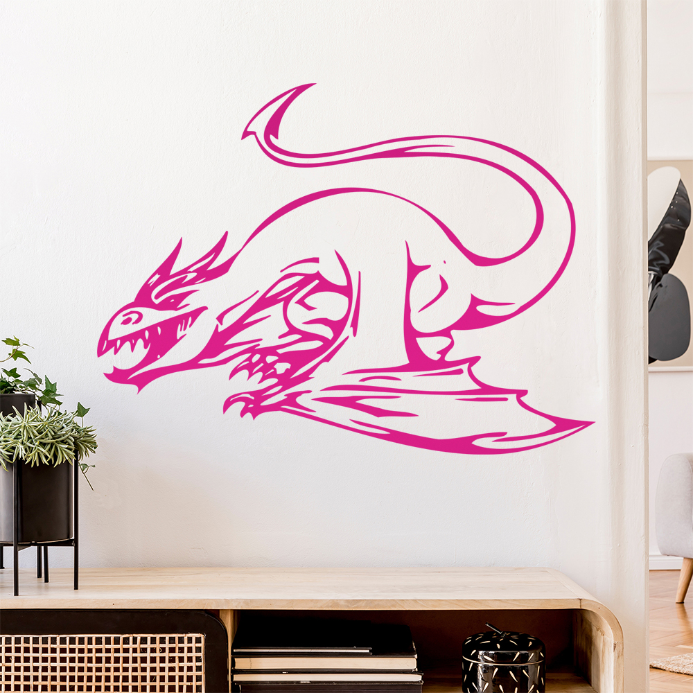 Drachen Angriff Wandtattoo Wohnzimmer Wandaufkleber 0013 - Picture 49 of 204