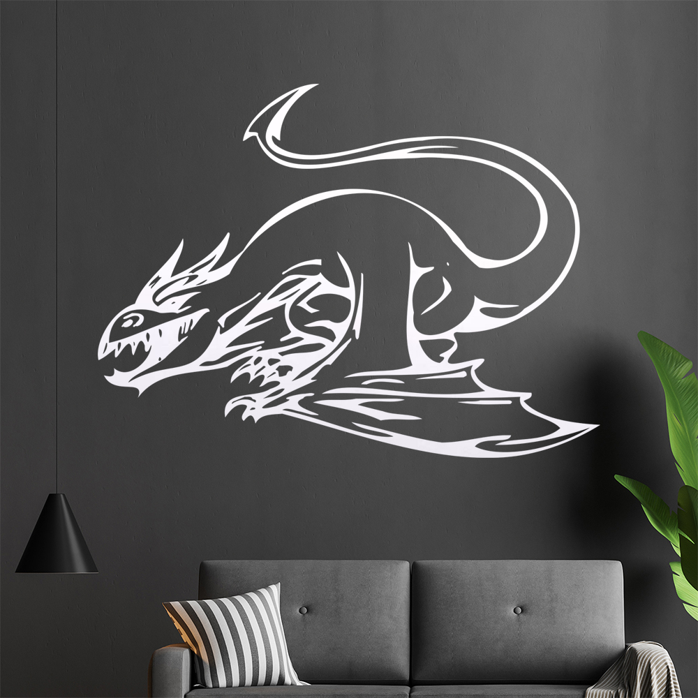 Drachen Angriff Wandtattoo Wohnzimmer Wandaufkleber 0013 - Picture 7 of 204