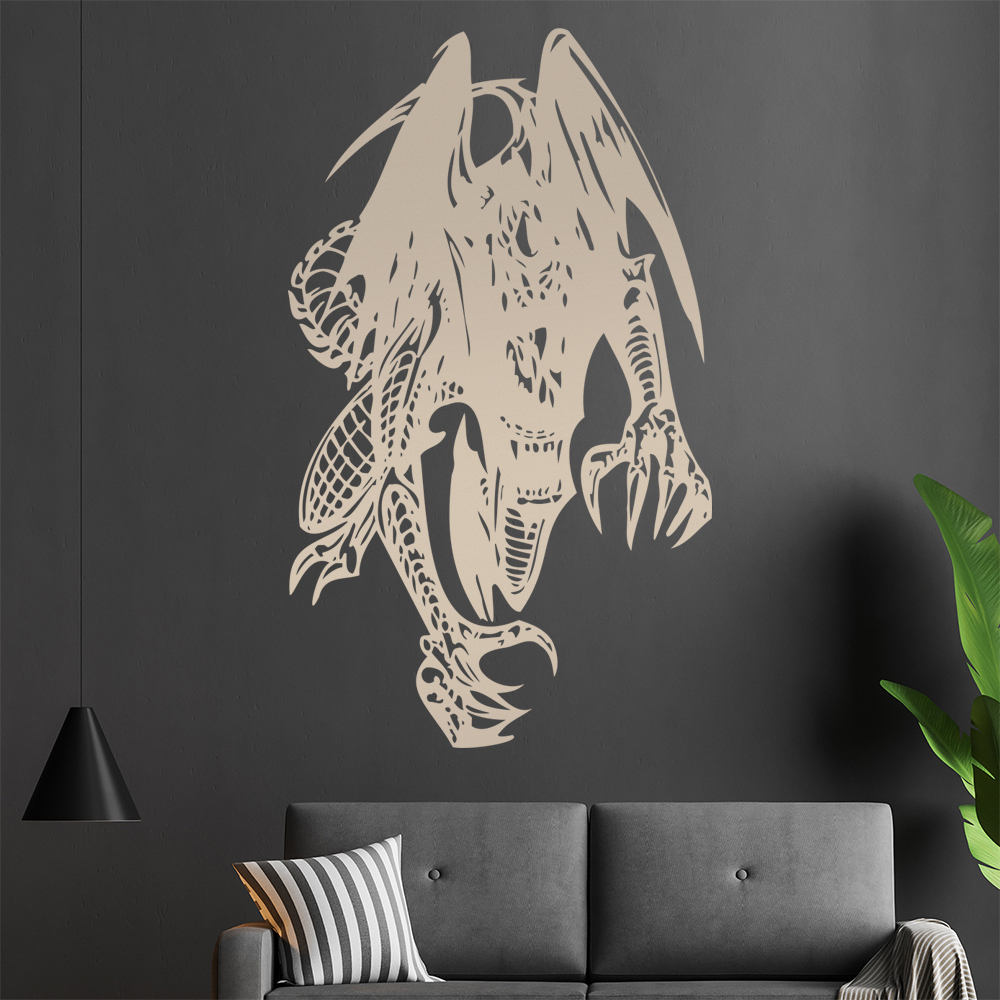 Drachen Biest Wandtattoo Wohnzimmer Wandaufkleber 0030 - Picture 169 of 204