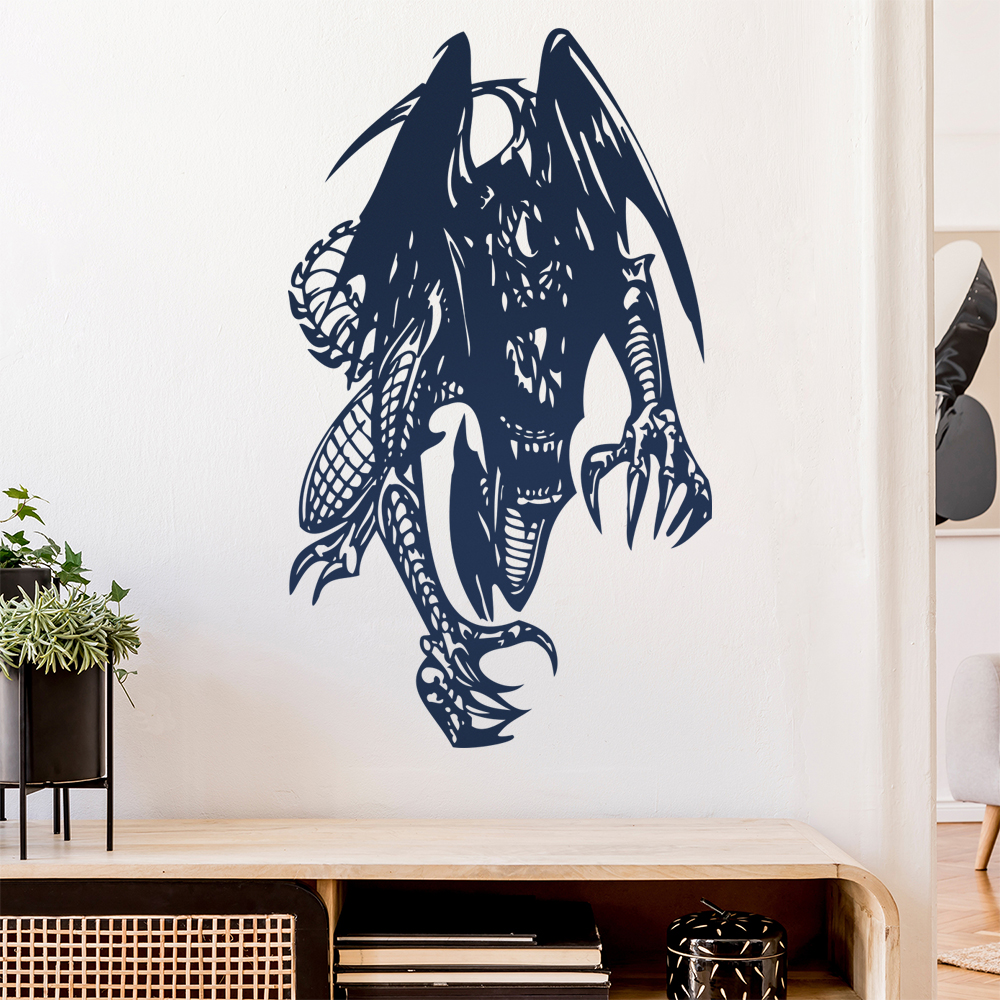 Drachen Biest Wandtattoo Wohnzimmer Wandaufkleber 0030 - Picture 73 of 204