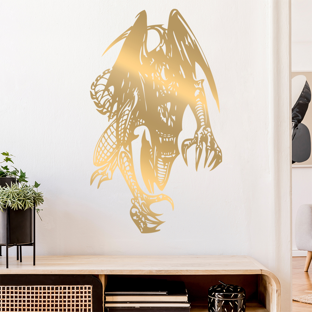 Drachen Biest Wandtattoo Wohnzimmer Wandaufkleber 0030 - Picture 193 of 204