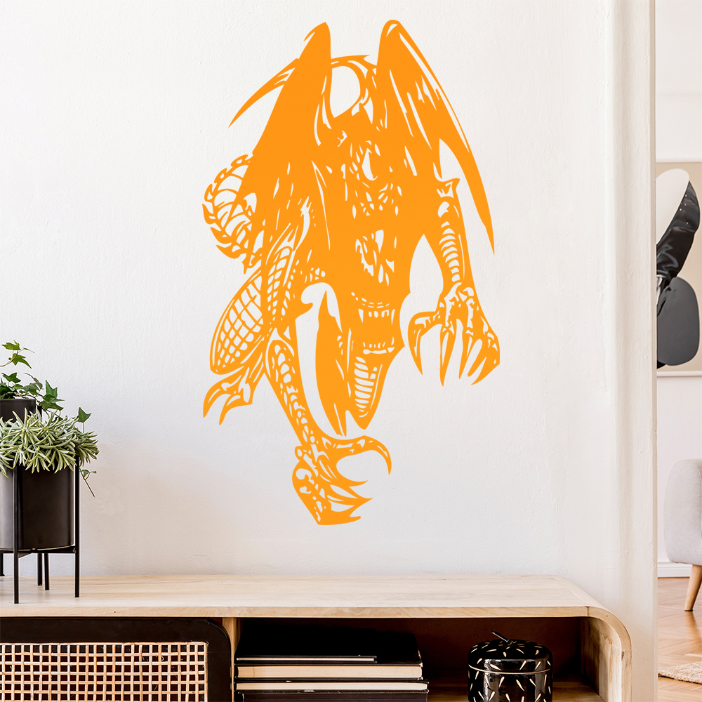Drachen Biest Wandtattoo Wohnzimmer Wandaufkleber 0030 - Picture 13 of 204