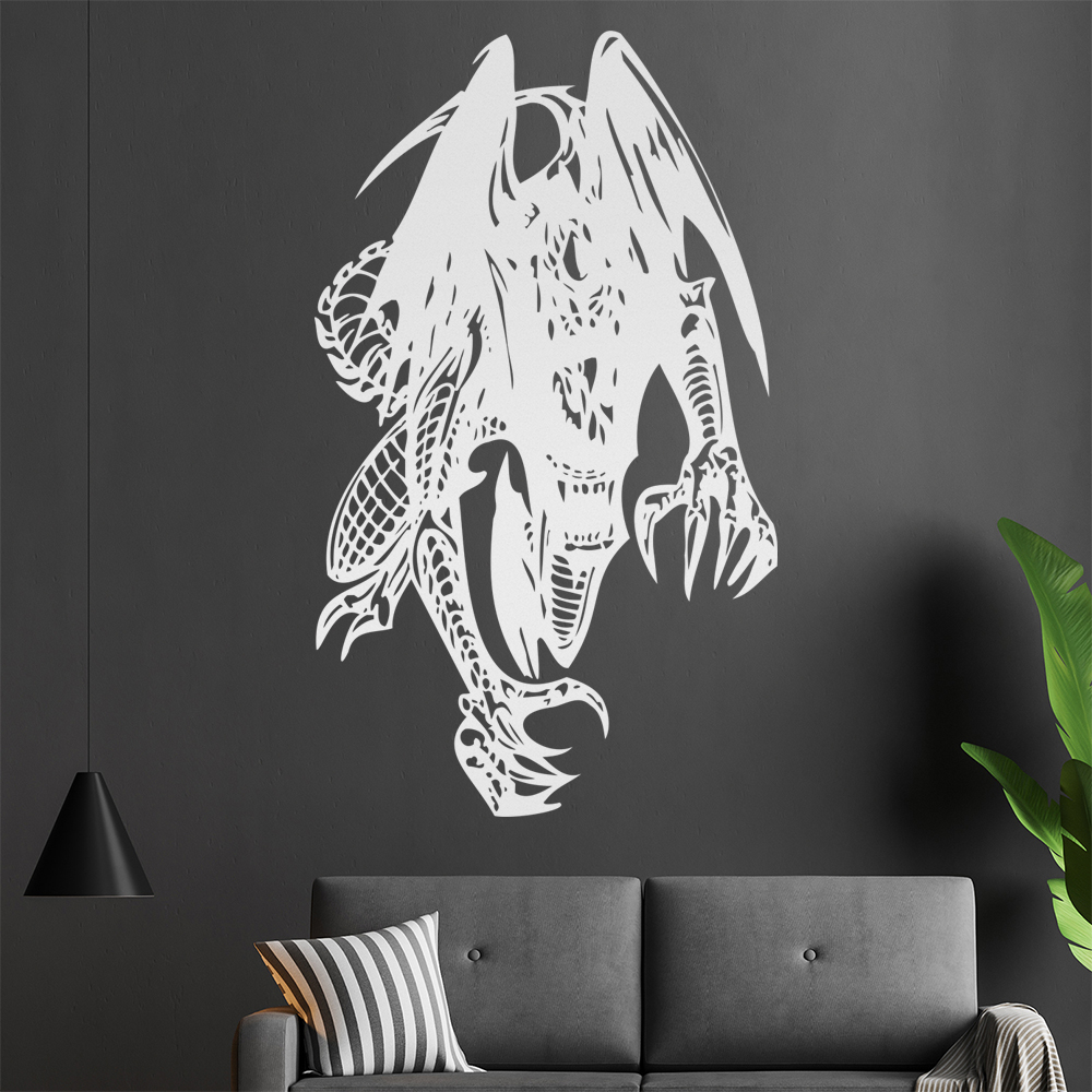 Drachen Biest Wandtattoo Wohnzimmer Wandaufkleber 0030 - Picture 145 of 204
