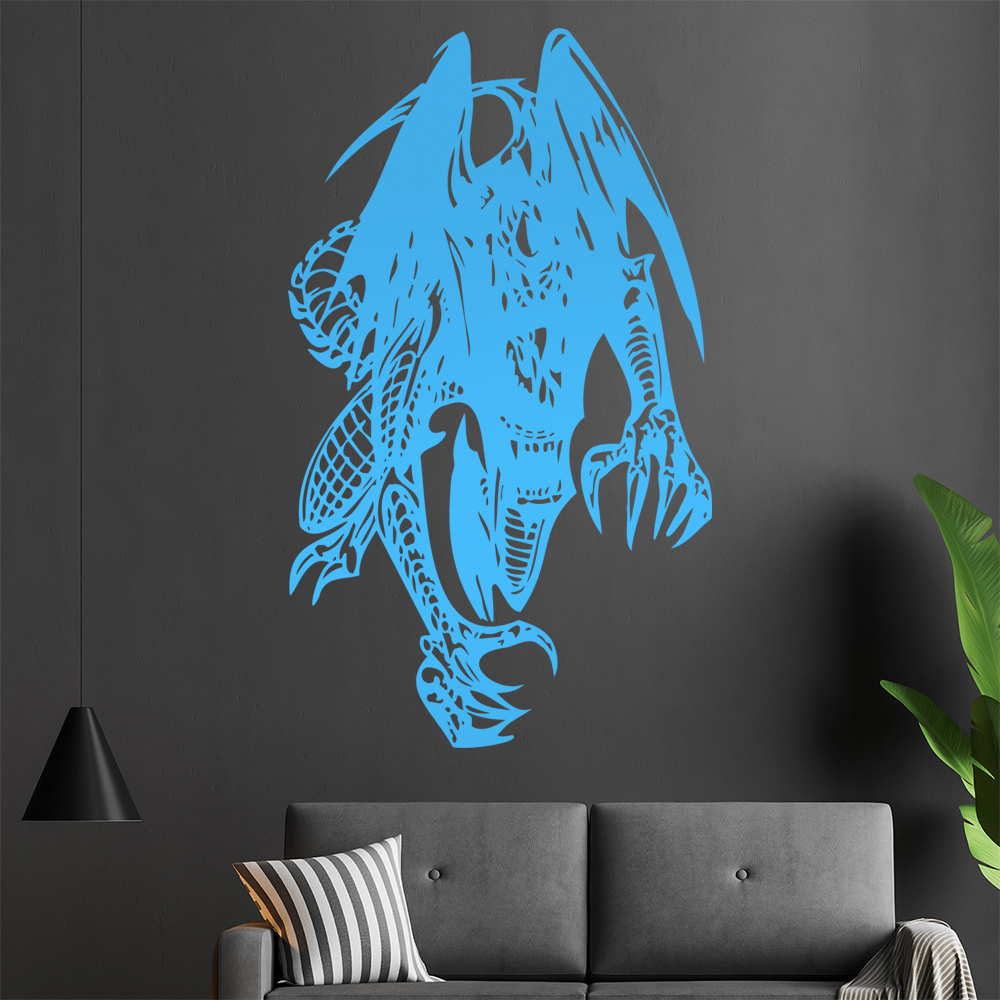 Drachen Biest Wandtattoo Wohnzimmer Wandaufkleber 0030 - Picture 97 of 204