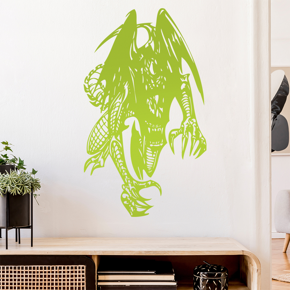Drachen Biest Wandtattoo Wohnzimmer Wandaufkleber 0030 - Picture 121 of 204