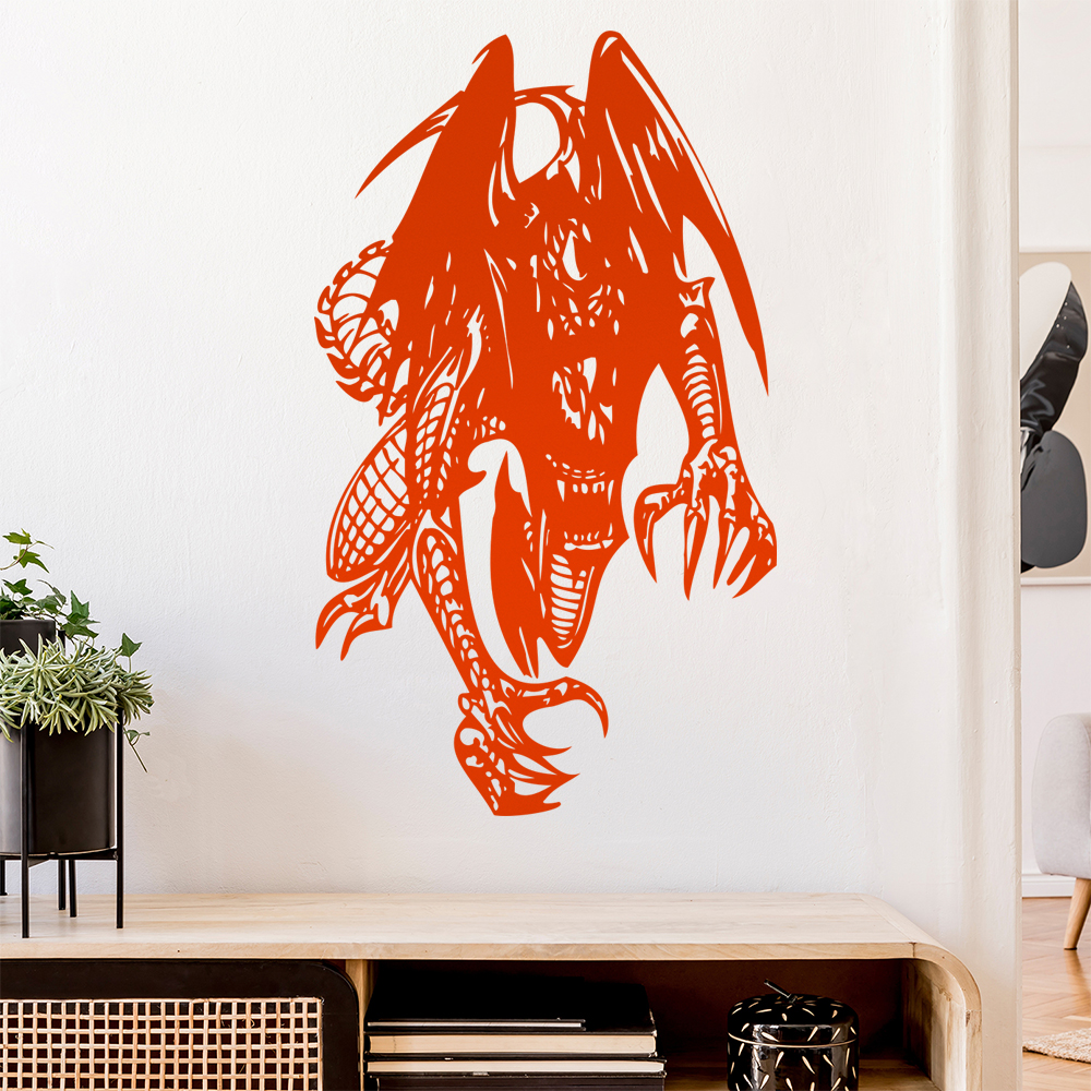 Drachen Biest Wandtattoo Wohnzimmer Wandaufkleber 0030 - Picture 37 of 204